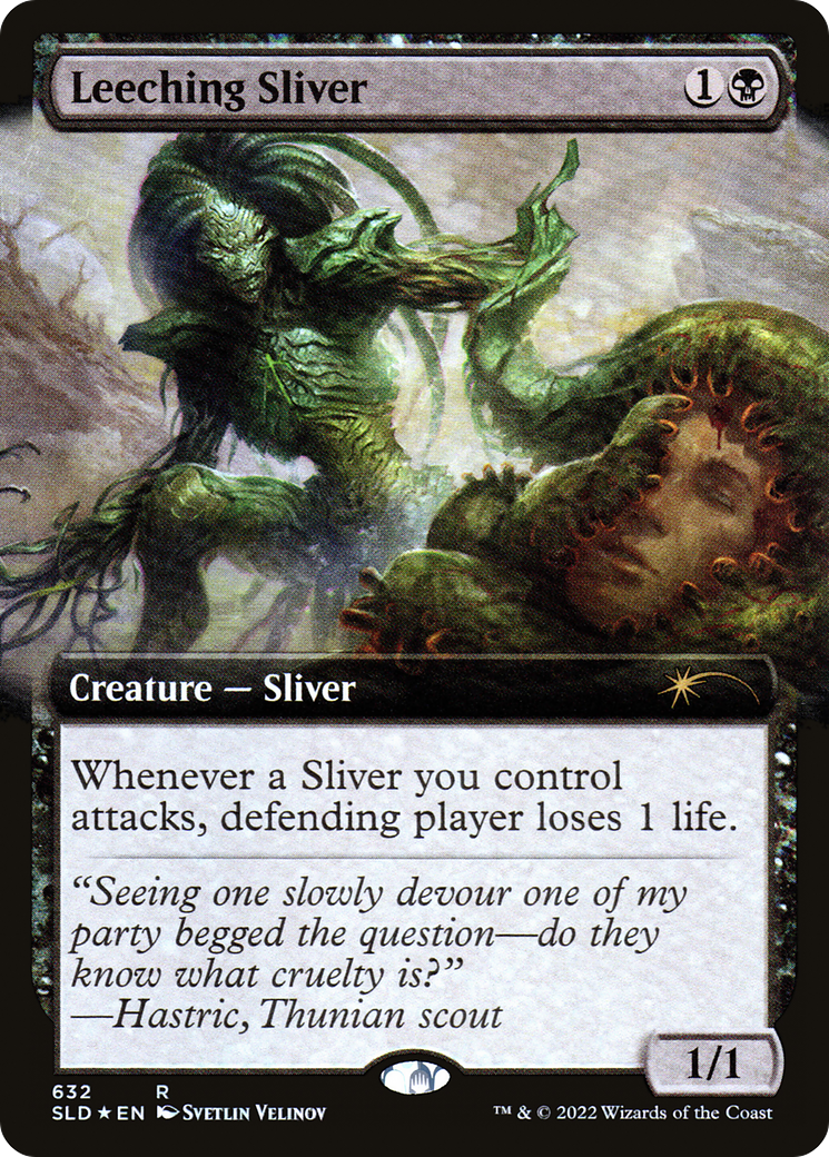 Leeching Sliver (Extended Art) [Secret Lair Drop Promos] - Magic: The Gathering - Card Brawlers | Quebec | Canada |