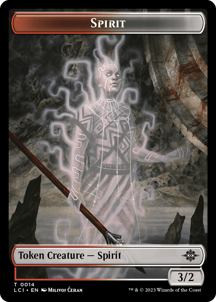 Spirit Token [The Lost Caverns of Ixalan Tokens] - Magic: The Gathering - Card Brawlers | Quebec | Canada |
