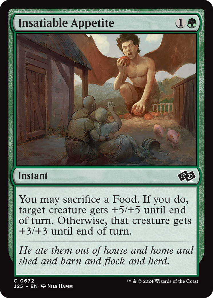Insatiable Appetite [Foundations Jumpstart] - Magic: The Gathering - Card Brawlers | Quebec | Canada |