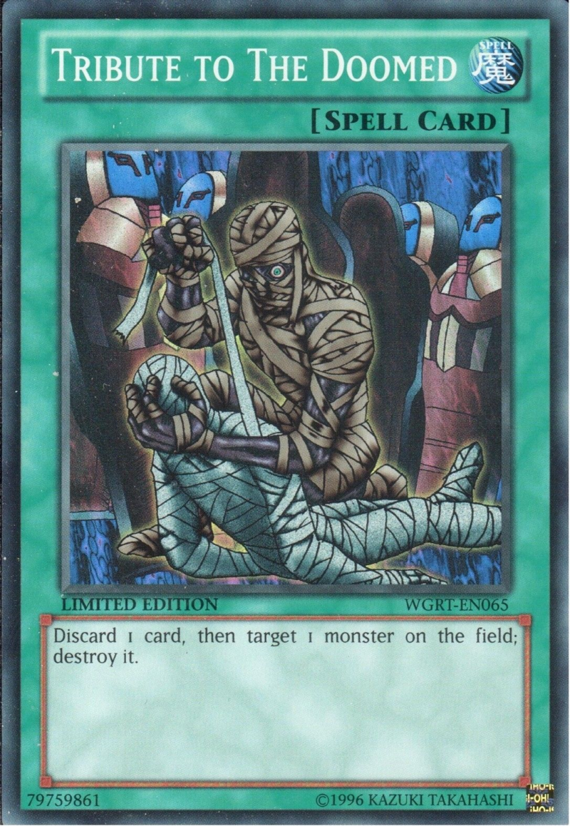 Tribute to The Doomed [WGRT-EN065] Super Rare - Yu-Gi-Oh! - Card Brawlers | Quebec | Canada |