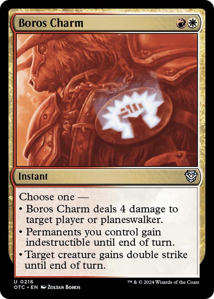 Boros Charm [Outlaws of Thunder Junction Commander] - Magic: The Gathering - Card Brawlers | Quebec | Canada |