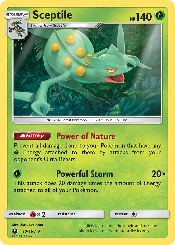 Sceptile (10/168) [Sun & Moon: Celestial Storm] - Pokémon - Card Brawlers | Quebec | Canada |