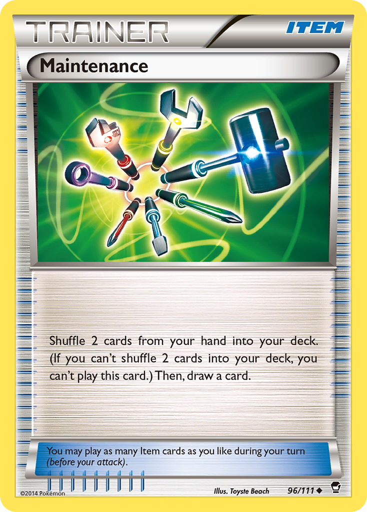 Maintenance (96/111) [XY: Furious Fists] - Pokémon - Card Brawlers | Quebec | Canada |