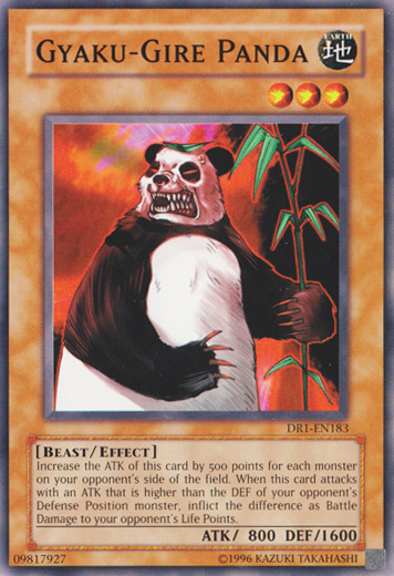 Gyaku-Gire Panda [DR1-EN183] Common - Yu-Gi-Oh! - Card Brawlers | Quebec | Canada |