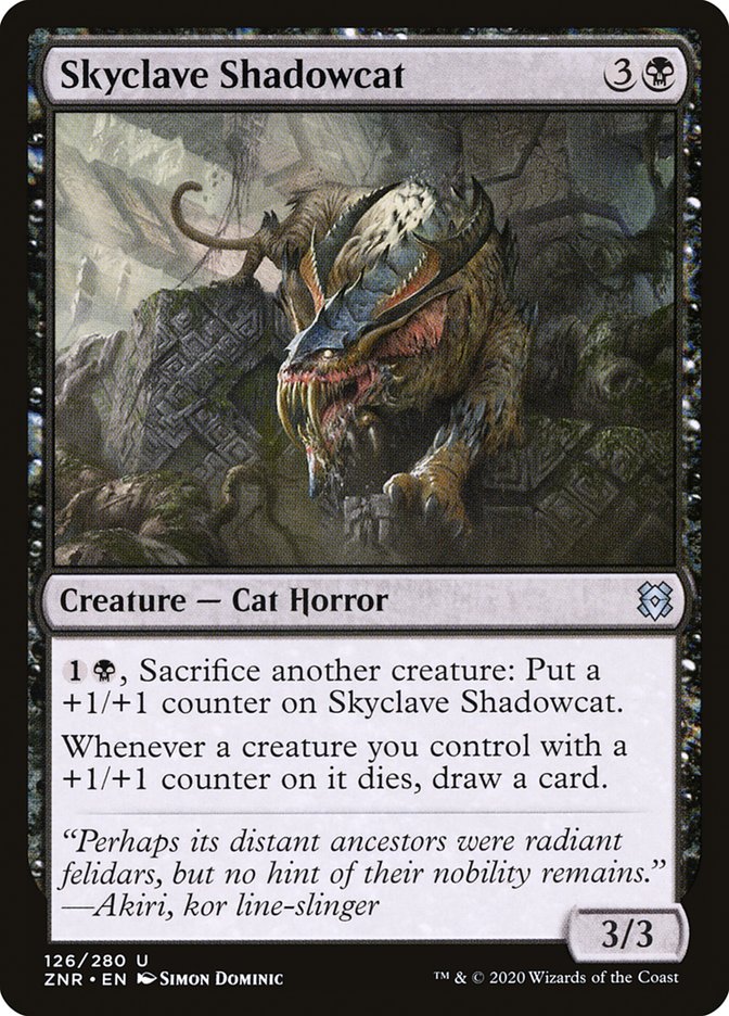 Skyclave Shadowcat [Zendikar Rising] - Magic: The Gathering - Card Brawlers | Quebec | Canada |