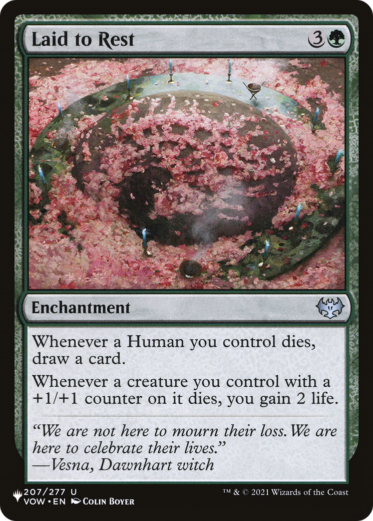 Laid to Rest [The List] - Magic: The Gathering - Card Brawlers | Quebec | Canada |