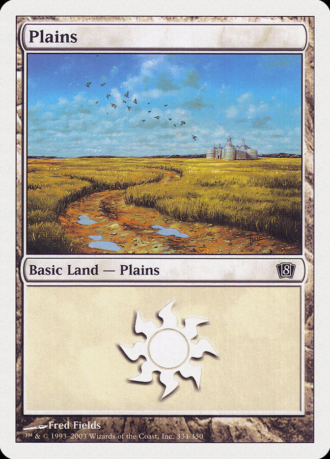Plains (334) [Eighth Edition] - Magic: The Gathering - Card Brawlers | Quebec | Canada |