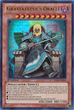 Gravekeeper's Oracle [LVAL-EN034] Ultra Rare - Yu-Gi-Oh! - Card Brawlers | Quebec | Canada |