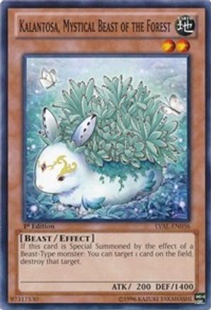 Kalantosa, Mystical Beast of the Forest [LVAL-EN036] Common - Yu-Gi-Oh! - Card Brawlers | Quebec | Canada |