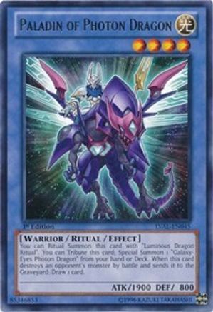 Paladin of Photon Dragon [LVAL-EN045] Rare - Yu-Gi-Oh! - Card Brawlers | Quebec | Canada |