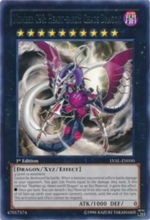 Number C92: Heart-eartH Chaos Dragon [LVAL-EN050] Rare - Yu-Gi-Oh! - Card Brawlers | Quebec | Canada |