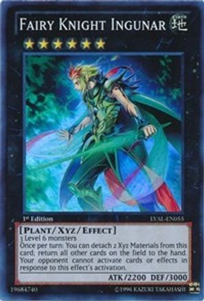 Fairy Knight Ingunar [LVAL-EN055] Super Rare - Yu-Gi-Oh! - Card Brawlers | Quebec | Canada |
