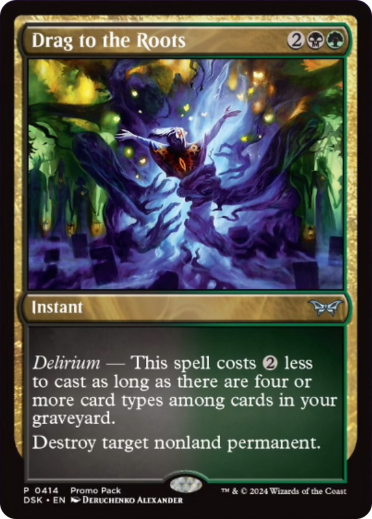 Drag to the Roots (Promo Pack) [Duskmourn: House of Horror Promos] - Magic: The Gathering - Card Brawlers | Quebec | Canada |