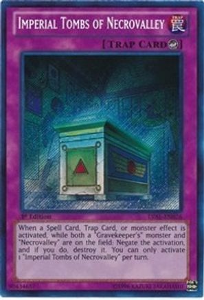 Imperial Tombs of Necrovalley [LVAL-EN076] Secret Rare - Yu-Gi-Oh! - Card Brawlers | Quebec | Canada |