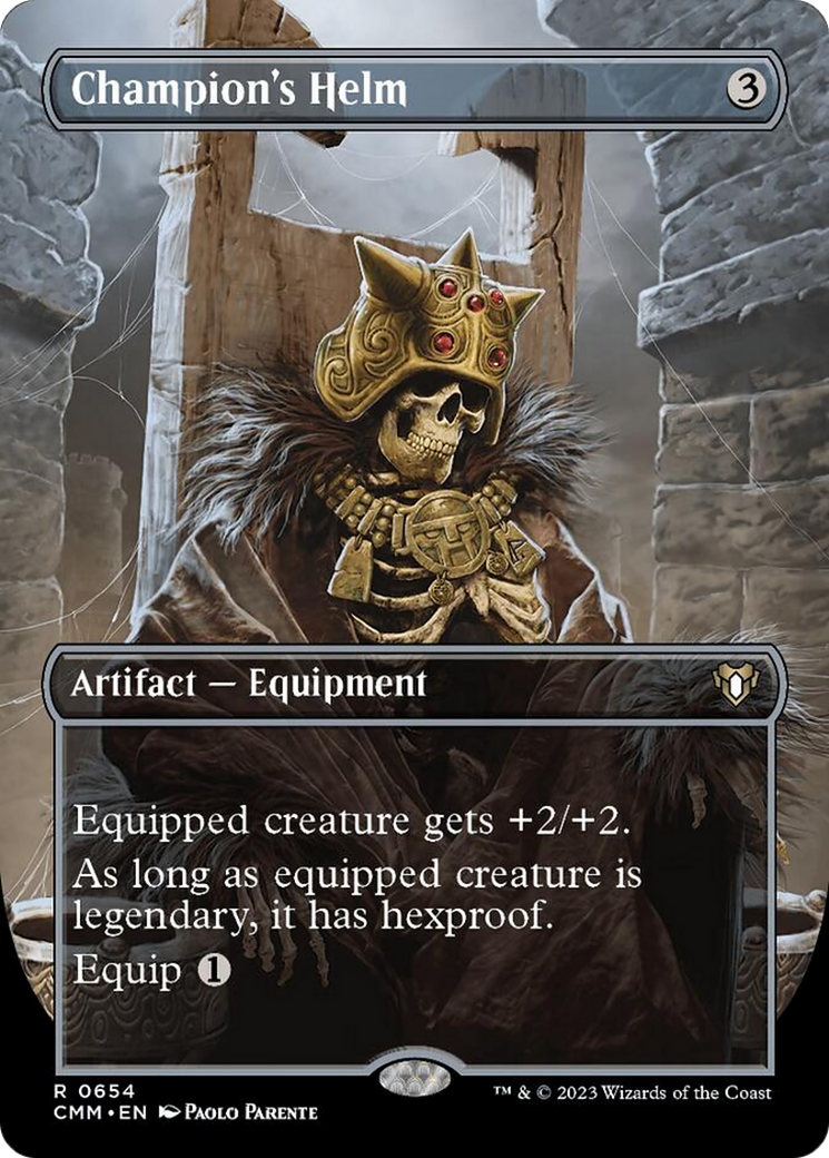 Champion's Helm (Borderless Alternate Art) [Commander Masters] - Magic: The Gathering - Card Brawlers | Quebec | Canada |