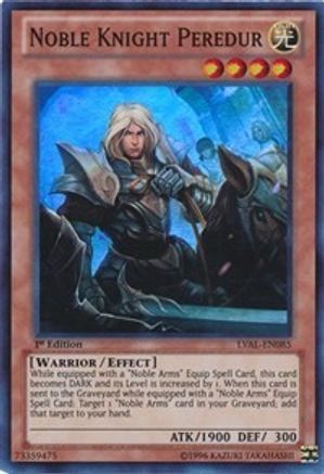 Noble Knight Peredur [LVAL-EN085] Super Rare - Yu-Gi-Oh! - Card Brawlers | Quebec | Canada |