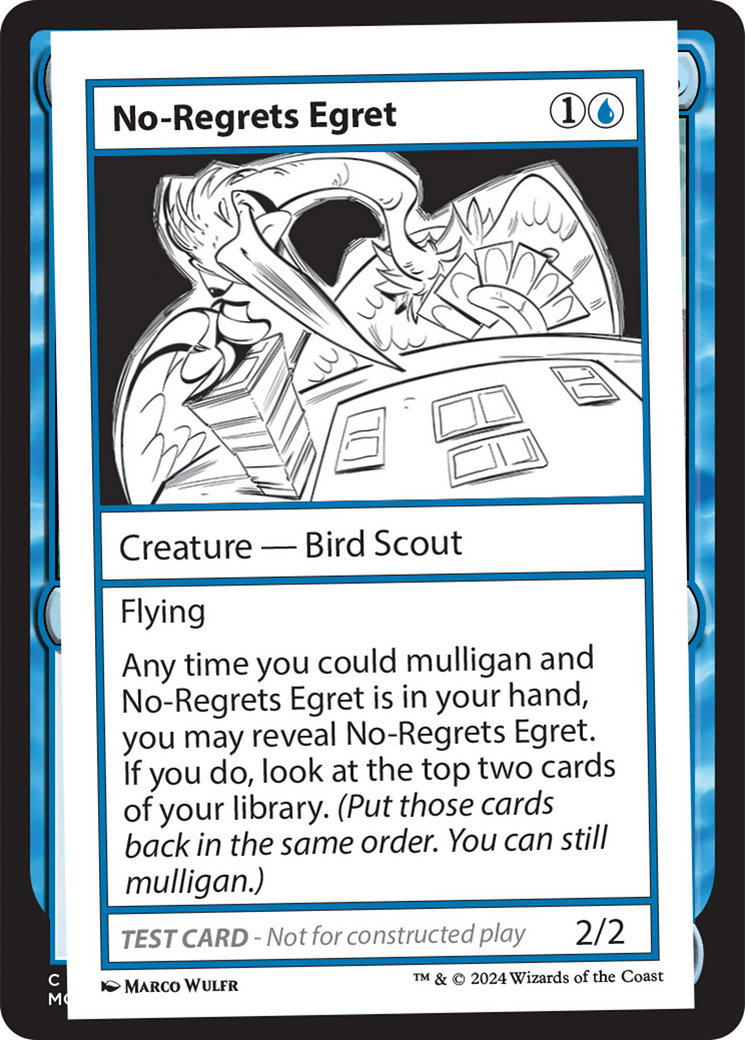 No-Regrets Egret [Mystery Booster 2 Playtest Cards] - Magic: The Gathering - Card Brawlers | Quebec | Canada |