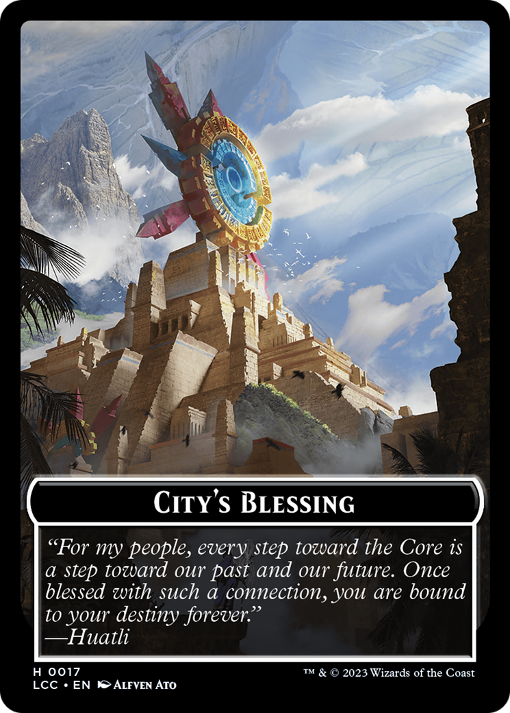 City's Blessing // Vampire (0004) Double-Sided Token [The Lost Caverns of Ixalan Commander Tokens] - Magic: The Gathering - Card Brawlers | Quebec | Canada |