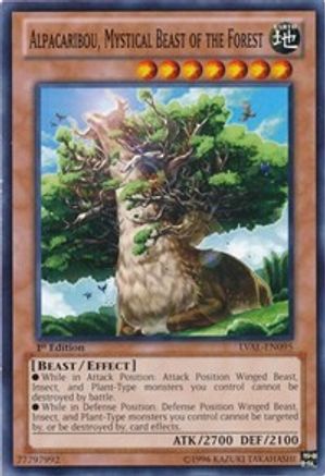 Alpacaribou, Mystical Beast of the Forest [LVAL-EN095] Common - Yu-Gi-Oh! - Card Brawlers | Quebec | Canada |