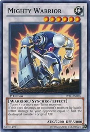 Mighty Warrior [LVAL-EN096] Common - Yu-Gi-Oh! - Card Brawlers | Quebec | Canada |