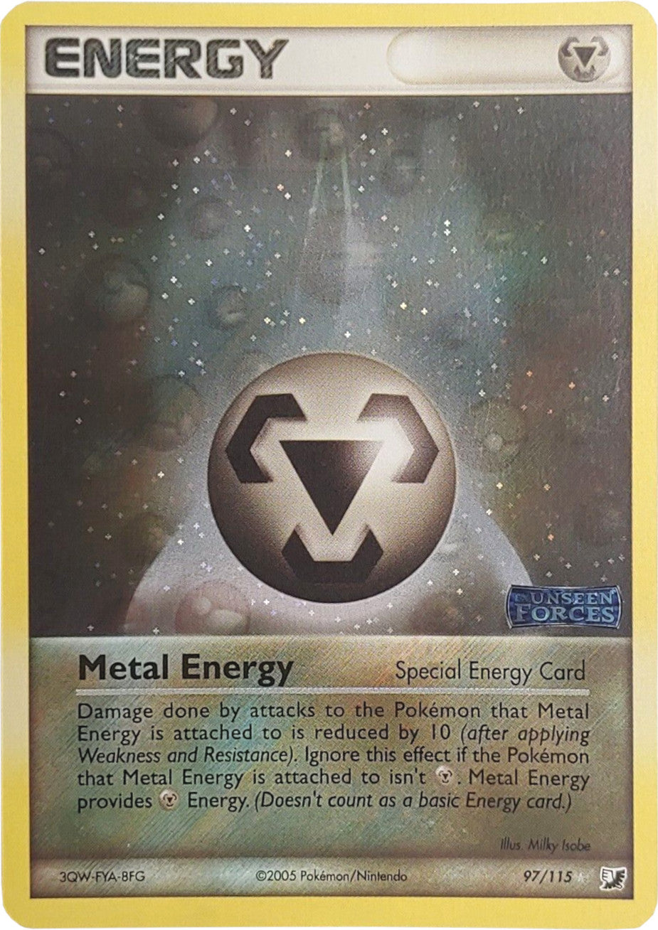 Metal Energy (97/115) (Stamped) [EX: Unseen Forces] - Pokémon - Card Brawlers | Quebec | Canada |