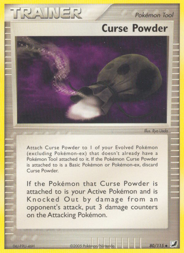 Curse Powder (80/115) [EX: Unseen Forces] - Pokémon - Card Brawlers | Quebec | Canada |