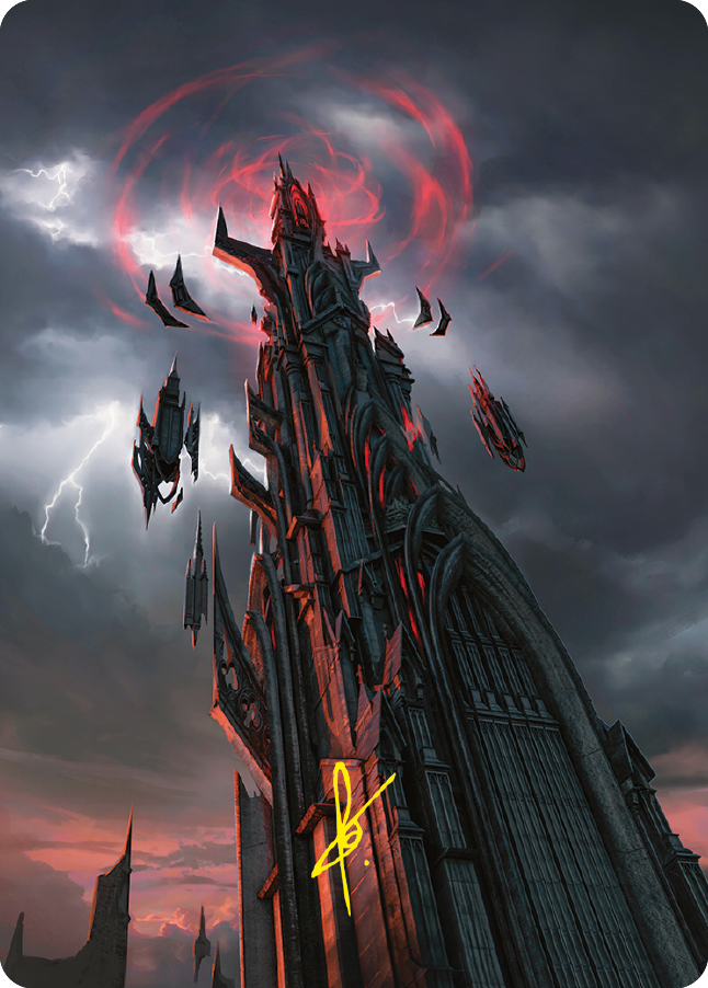 Barad-dur Art Card (Gold-Stamped Signature) [The Lord of the Rings: Tales of Middle-earth Art Series] - Magic: The Gathering - Card Brawlers | Quebec | Canada |