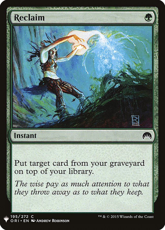 Reclaim [Mystery Booster] - Magic: The Gathering - Card Brawlers | Quebec | Canada |