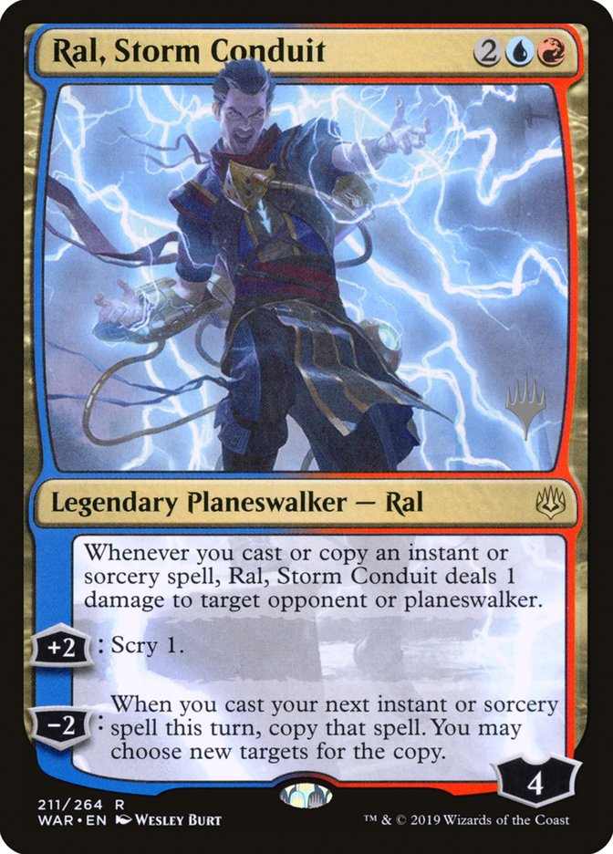 Ral, Storm Conduit (Promo Pack) [War of the Spark Promos] - Magic: The Gathering - Card Brawlers | Quebec | Canada |
