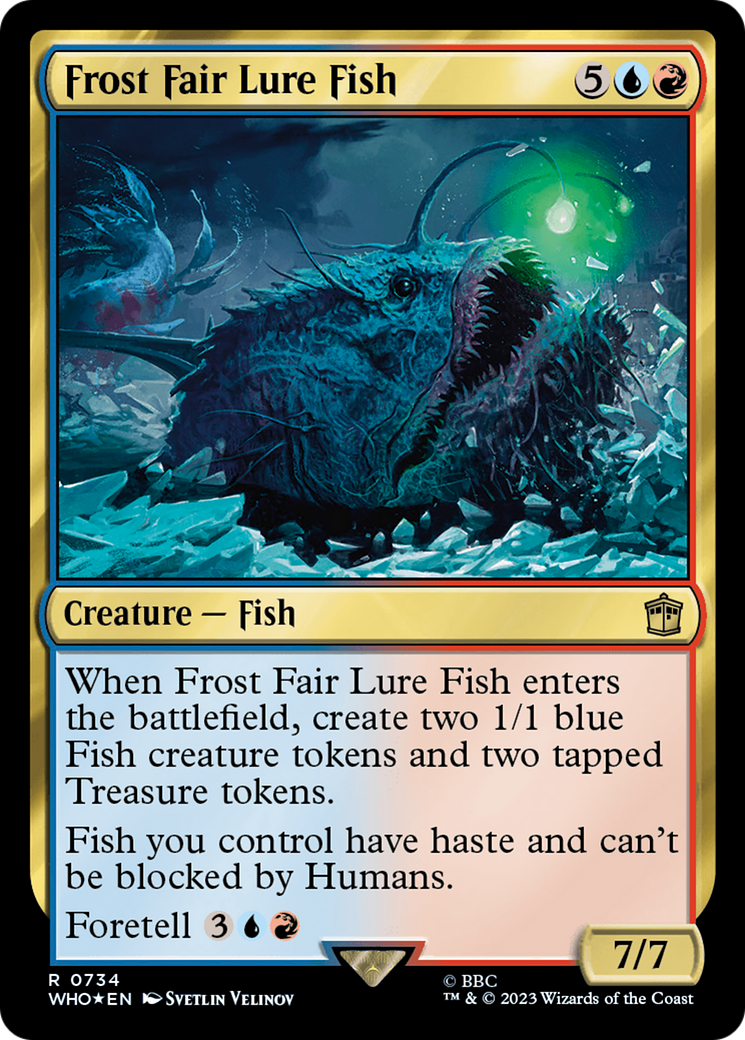 Frost Fair Lure Fish (Surge Foil) [Doctor Who] - Magic: The Gathering - Card Brawlers | Quebec | Canada |