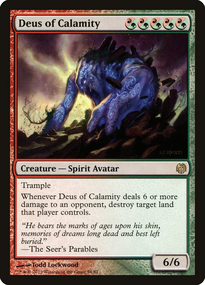 Deus of Calamity [Duel Decks: Heroes vs. Monsters] - Magic: The Gathering - Card Brawlers | Quebec | Canada |