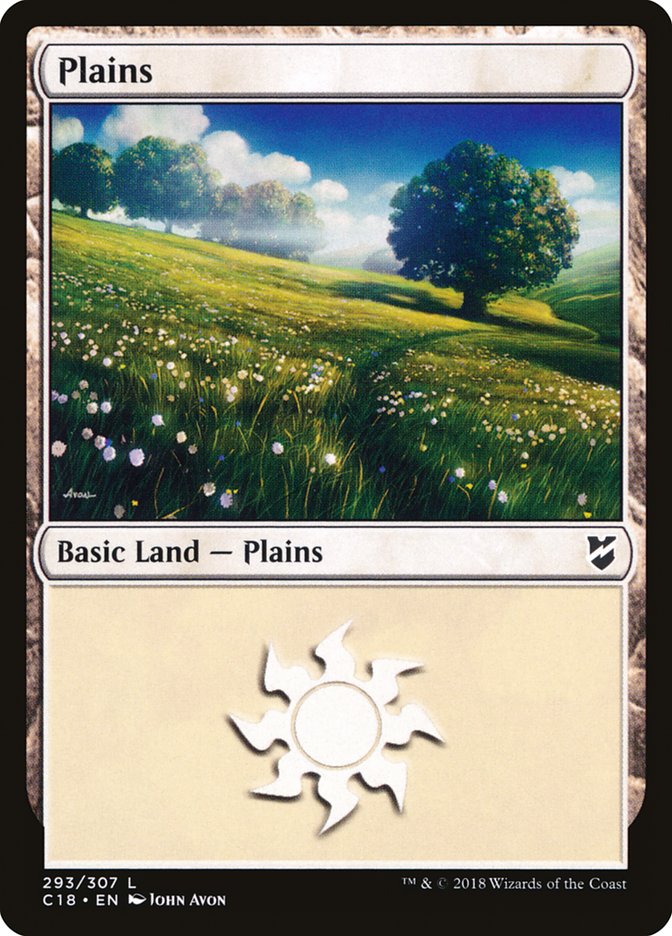 Plains (293) [Commander 2018] - Magic: The Gathering - Card Brawlers | Quebec | Canada |