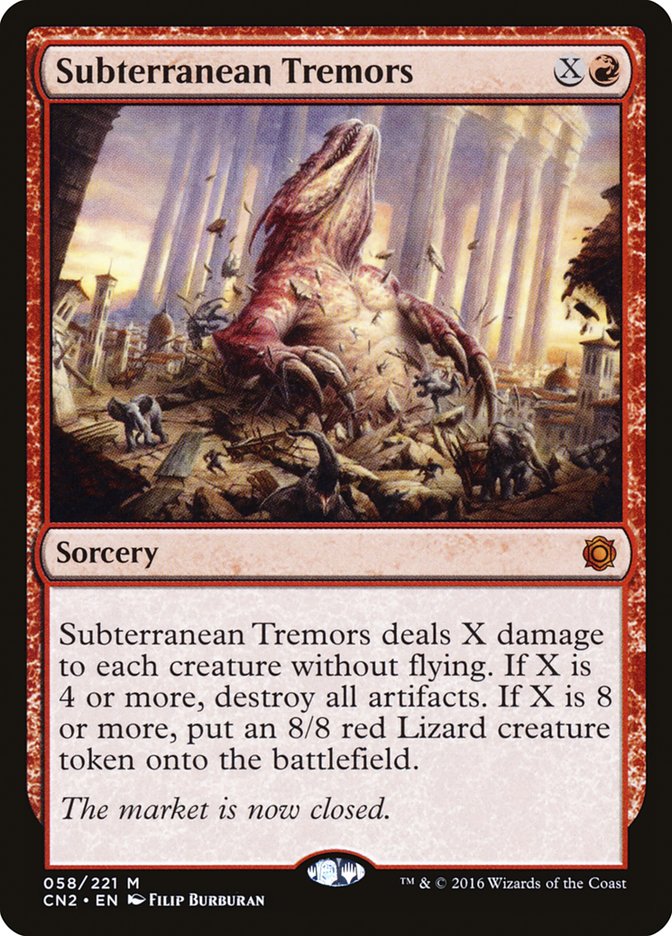 Subterranean Tremors [Conspiracy: Take the Crown] - Magic: The Gathering - Card Brawlers | Quebec | Canada |