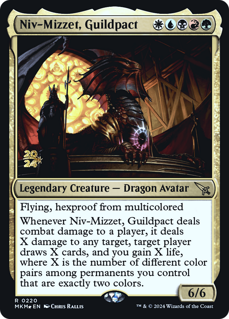 Niv-Mizzet, Guildpact [Murders at Karlov Manor Prerelease Promos] - Magic: The Gathering - Card Brawlers | Quebec | Canada |