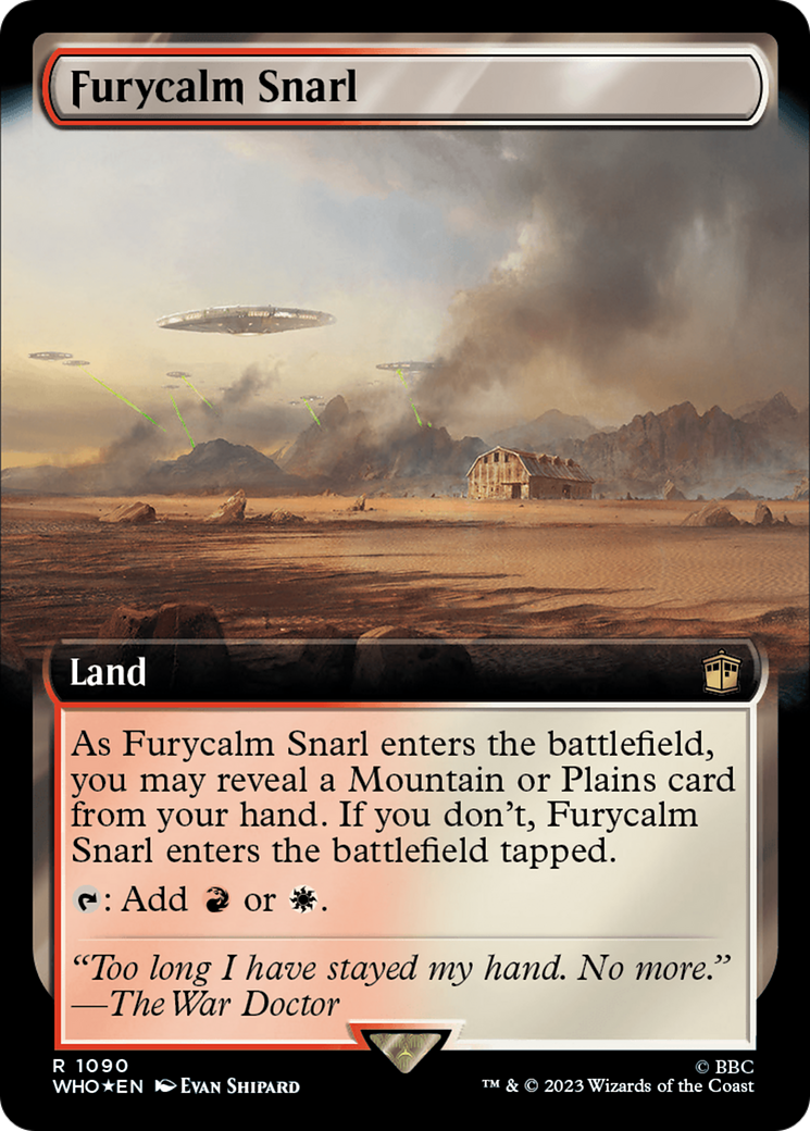 Furycalm Snarl (Extended Art) (Surge Foil) [Doctor Who] - Magic: The Gathering - Card Brawlers | Quebec | Canada |