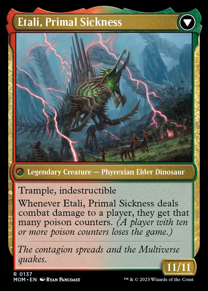 Etali, Primal Conqueror // Etali, Primal Sickness [March of the Machine] - Magic: The Gathering - Card Brawlers | Quebec | Canada |