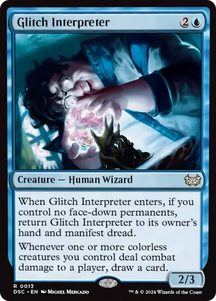 Glitch Interpreter [Duskmourn: House of Horror Commander] - Magic: The Gathering - Card Brawlers | Quebec | Canada |
