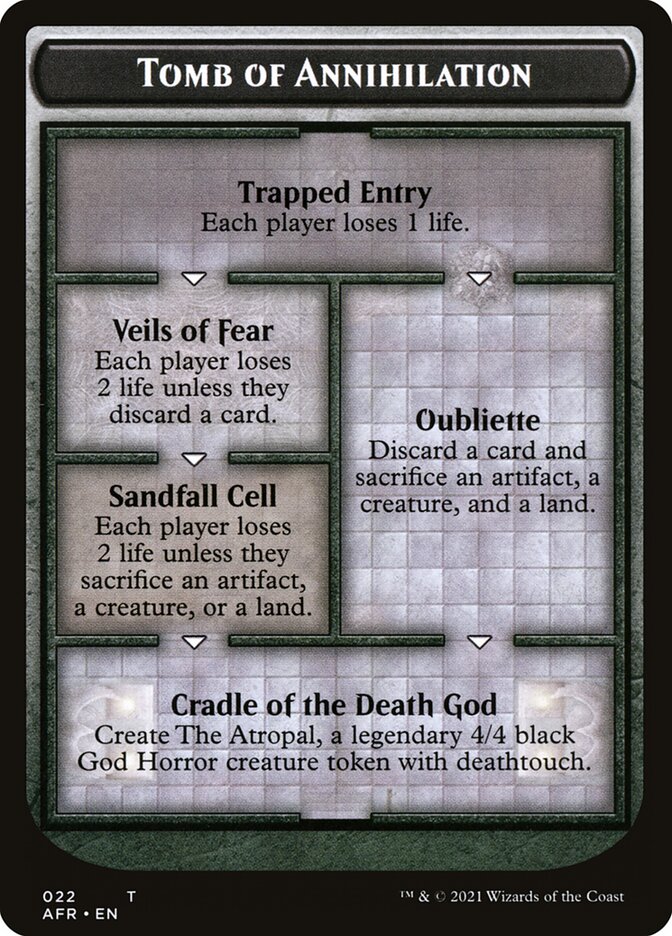 Tomb of Annihilation Token (Oversized) [Oversize Cards] - Magic: The Gathering - Card Brawlers | Quebec | Canada |