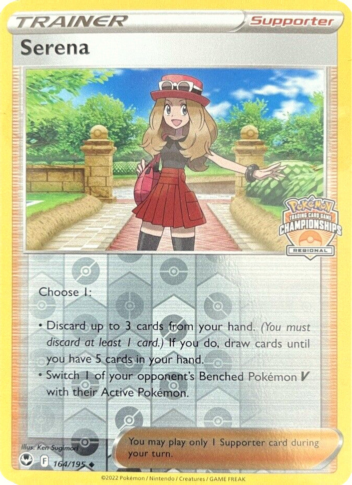 Serena (164/195) (Regional Championships) [Sword & Shield: Silver Tempest] - Pokémon - Card Brawlers | Quebec | Canada |