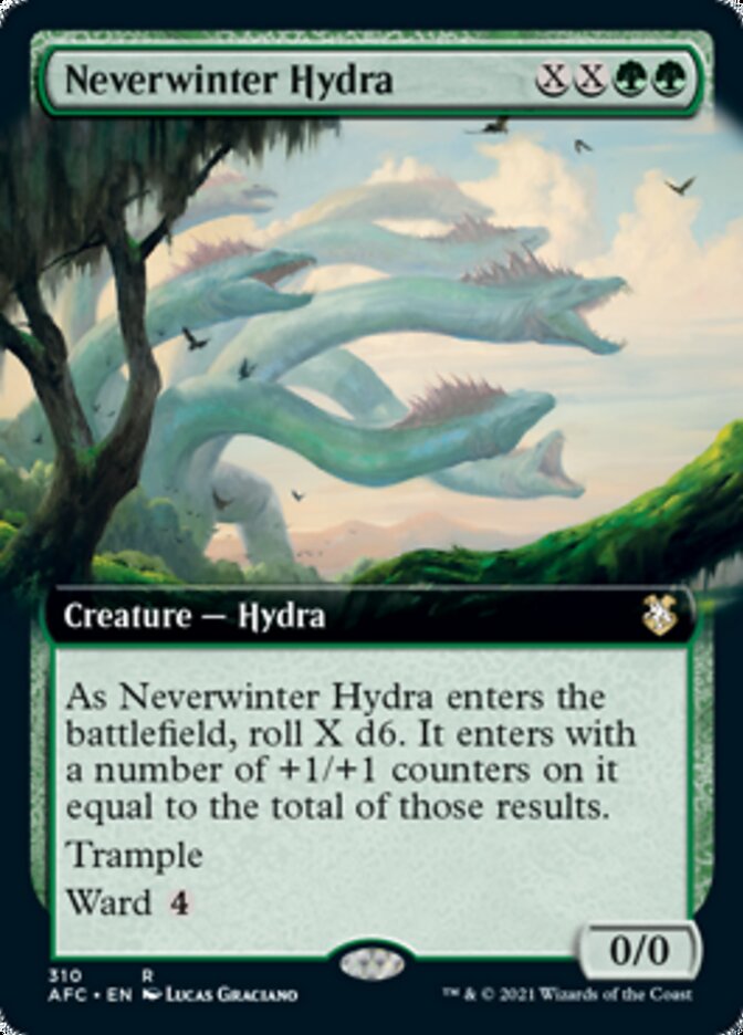 Neverwinter Hydra (Extended Art) [Dungeons & Dragons: Adventures in the Forgotten Realms Commander] - Magic: The Gathering - Card Brawlers | Quebec | Canada |