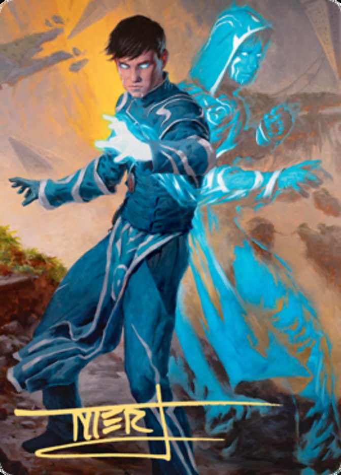 Jace, Mirror Mage 1 Art Card (Gold-Stamped Signature) [Zendikar Rising Art Series] - Magic: The Gathering - Card Brawlers | Quebec | Canada |