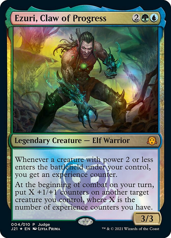 Ezuri, Claw of Progress [Judge Gift Cards 2021] - Magic: The Gathering - Card Brawlers | Quebec | Canada |