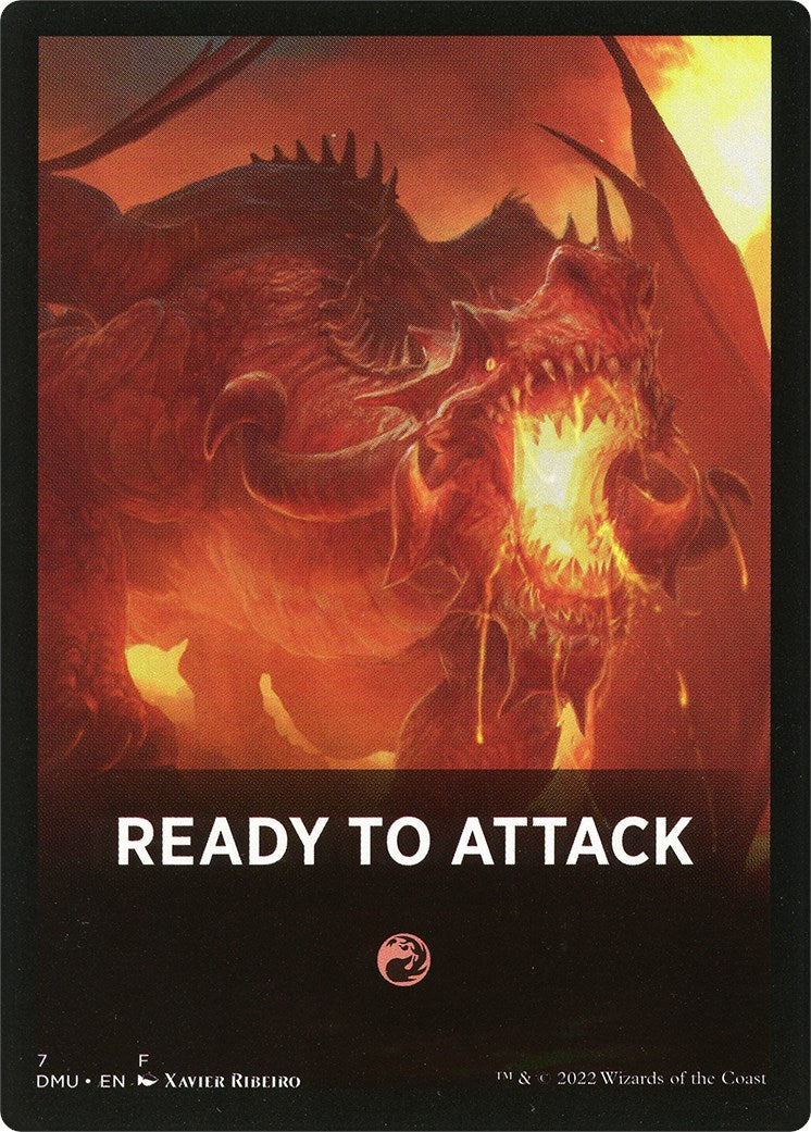Ready to Attack Theme Card [Dominaria United Tokens] - Magic: The Gathering - Card Brawlers | Quebec | Canada |