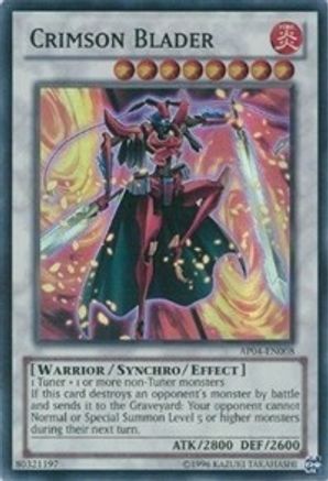 Crimson Blader [AP04-EN008] Super Rare - Yu-Gi-Oh! - Card Brawlers | Quebec | Canada |