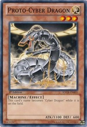 Proto-Cyber Dragon [SDCR-EN005] Common - Yu-Gi-Oh! - Card Brawlers | Quebec | Canada |