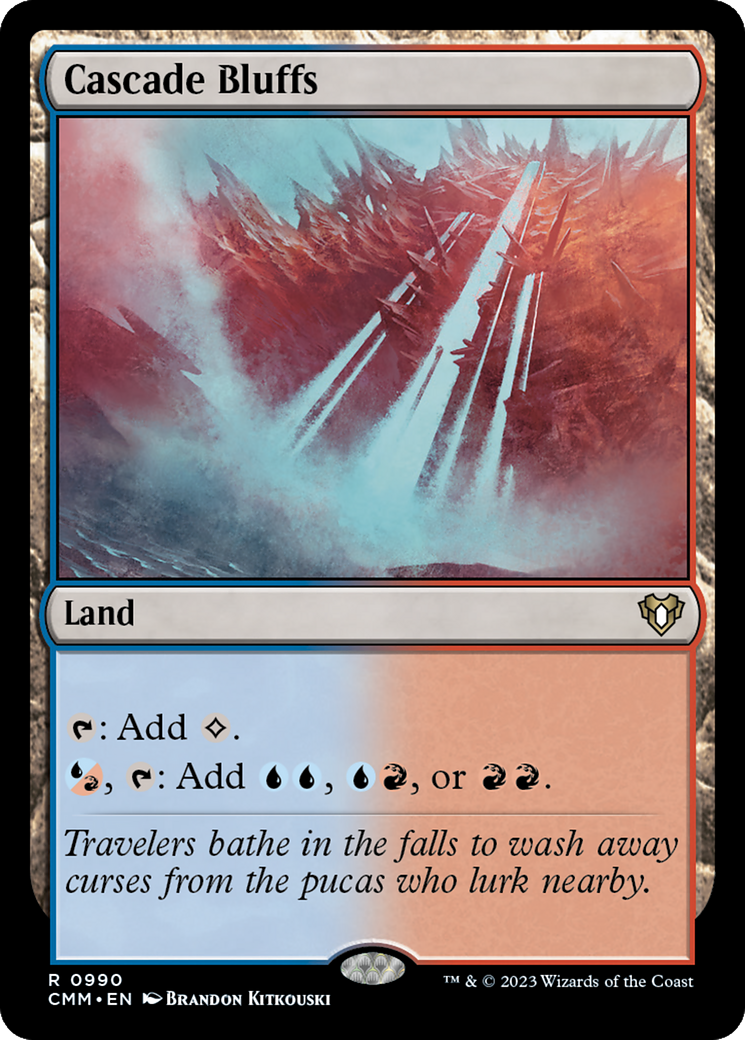 Cascade Bluffs [Commander Masters] - Magic: The Gathering - Card Brawlers | Quebec | Canada |