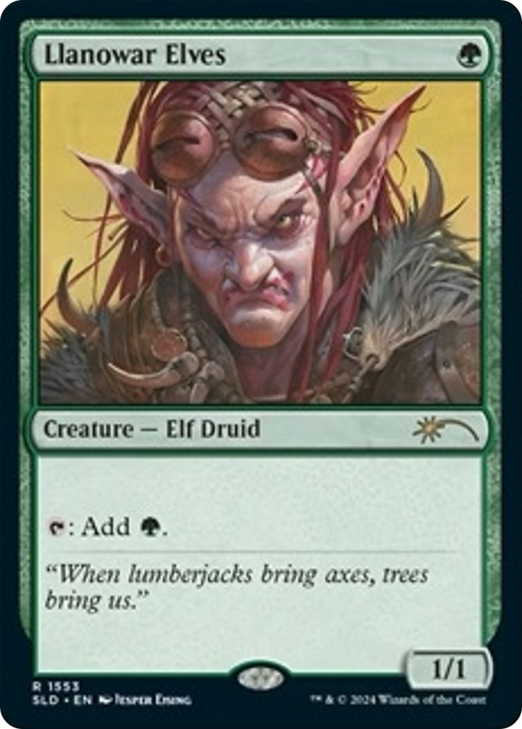 Llanowar Elves (1553) (Rainbow Foil) [Secret Lair Drop Series] - Magic: The Gathering - Card Brawlers | Quebec | Canada |