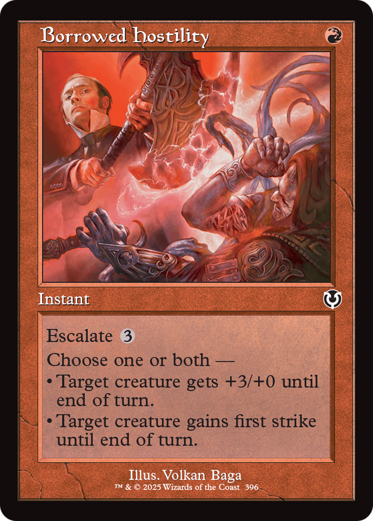 Borrowed Hostility (Retro Frame) [Innistrad Remastered] - Magic: The Gathering - Card Brawlers | Quebec | Canada |