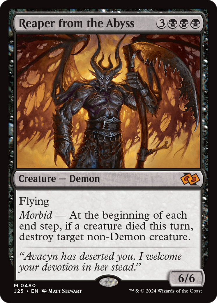 Reaper from the Abyss [Foundations Jumpstart] - Magic: The Gathering - Card Brawlers | Quebec | Canada |