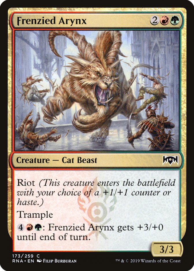 Frenzied Arynx [Ravnica Allegiance] - Magic: The Gathering - Card Brawlers | Quebec | Canada |
